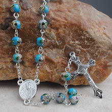 Cloisonne beads rosary